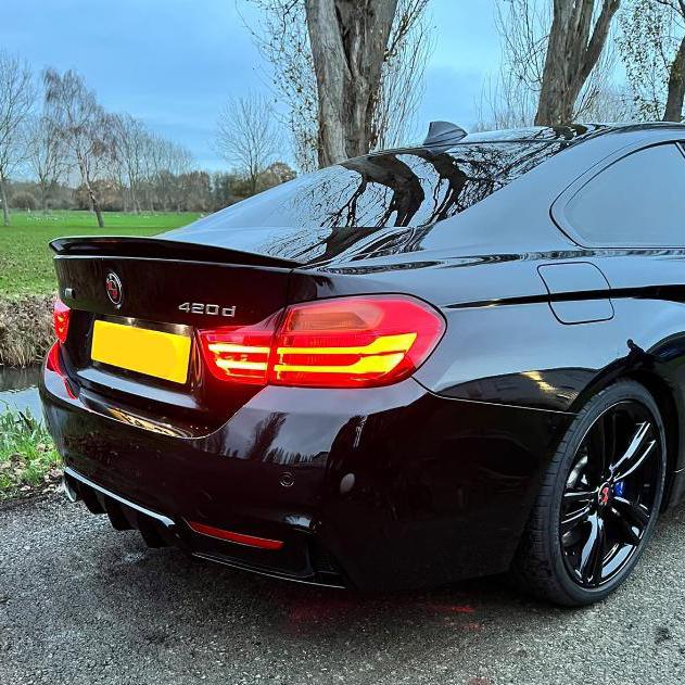 BMW 4 Series F32 Coupe M Performance Style Gloss Black Boot Spoiler 14 – Carbon  Factory