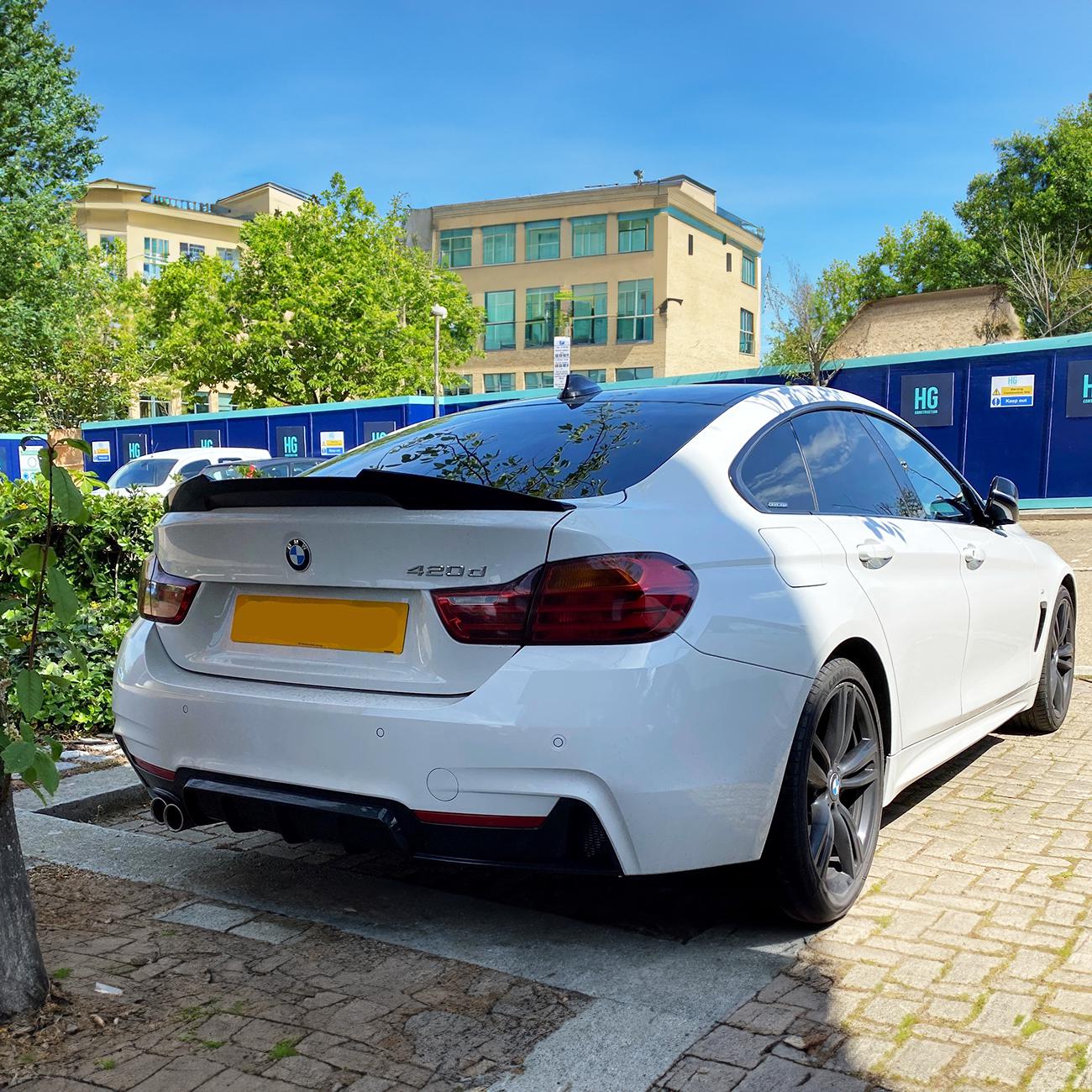 BMW 4 Series F36 Gran Coupe V Style Gloss Black Boot Spoiler 14-20 – Carbon  Factory