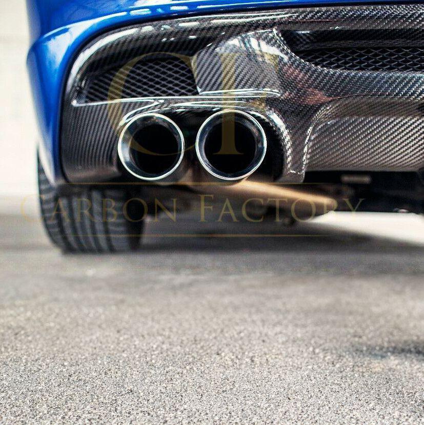 BMW E82 E88 1 Series M Sport Carbon Fibre Rear Diffuser Quad