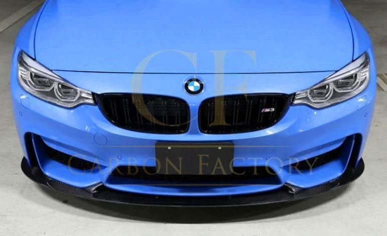 3D Style Carbon Fibre Front Splitter for BMW F80 M3 F82 F83 M4 14-20-Carbon Factory