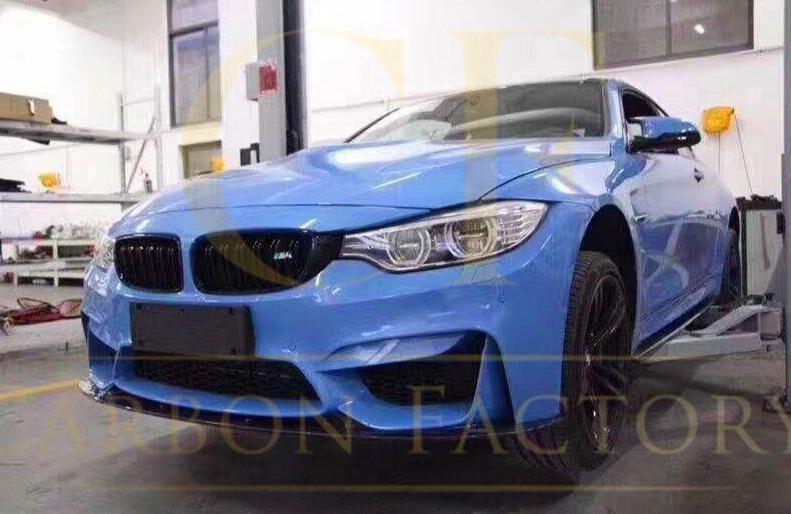 3D Style Carbon Fibre Front Splitter for BMW F80 M3 F82 F83 M4 14-20-Carbon Factory