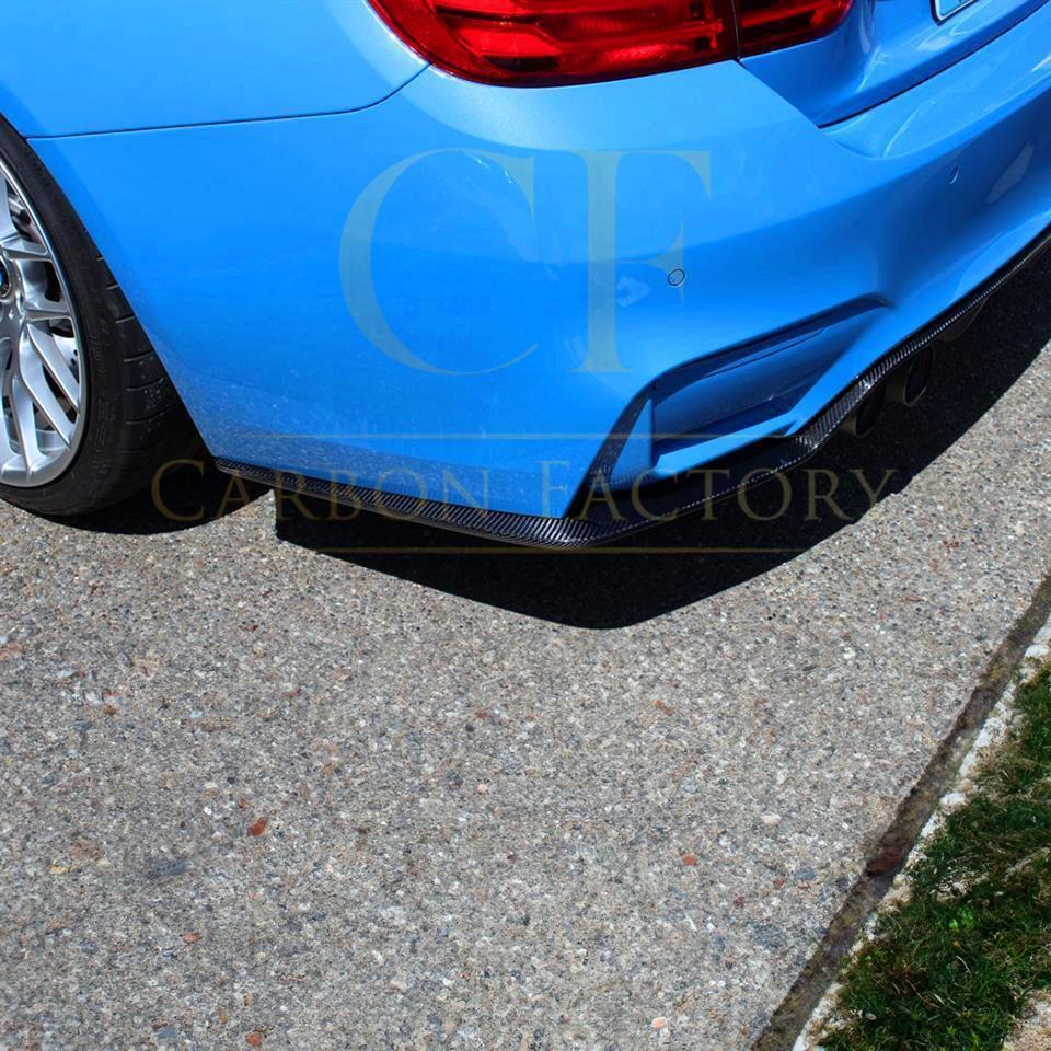 3D Style Carbon Fibre Rear Diffuser for BMW F80 M3 F82 F83 M4 14-20-Carbon Factory