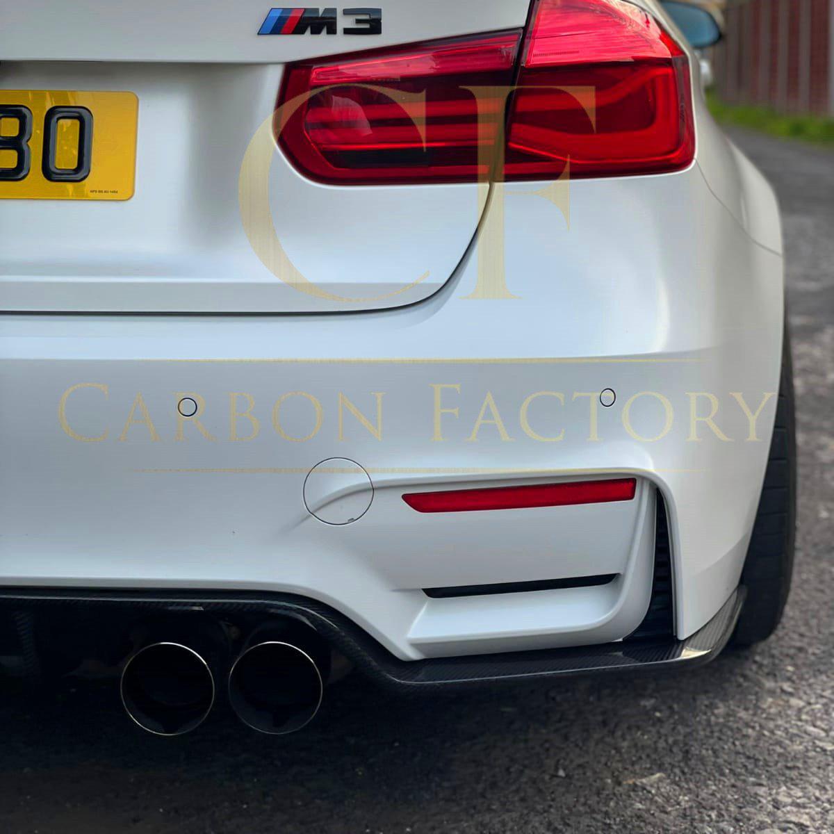 3D Style Carbon Fibre Rear Diffuser for BMW F80 M3 F82 F83 M4 14-20-Carbon Factory