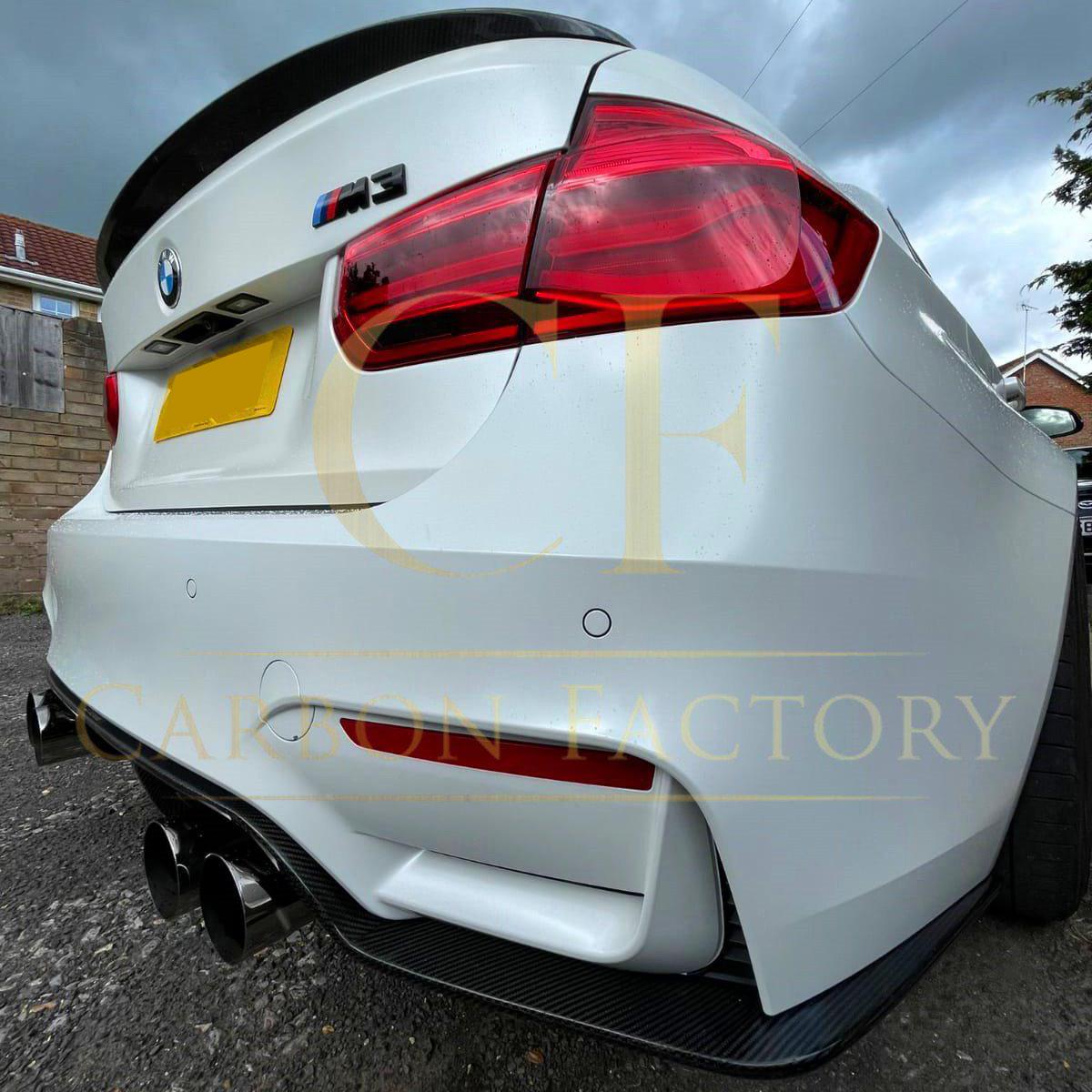 3D Style Carbon Fibre Rear Diffuser for BMW F80 M3 F82 F83 M4 14-20-Carbon Factory