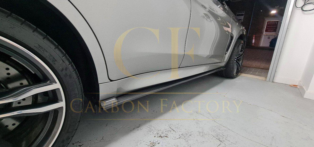 3D Style Carbon Fibre Side Skirt for BMW F15 X5 F16 F85 X5M F86 X6M 13-18-Carbon Factory