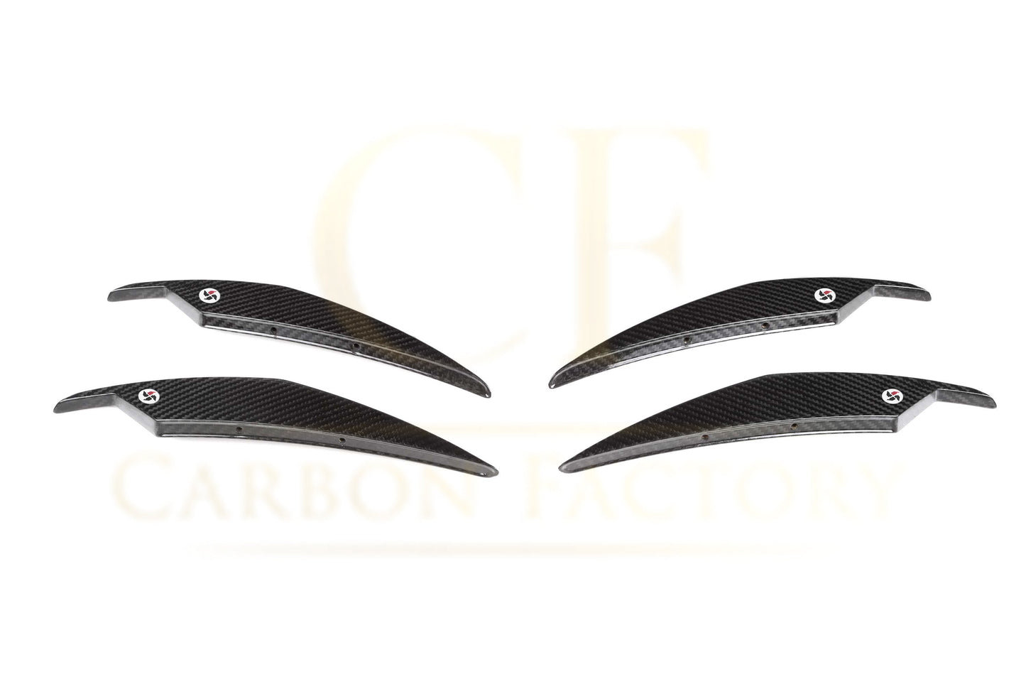 AC Style Pre-Preg Carbon Fibre Front Canards for BMW G80 M3 G82 G83 M4 21-Present-Carbon Factory