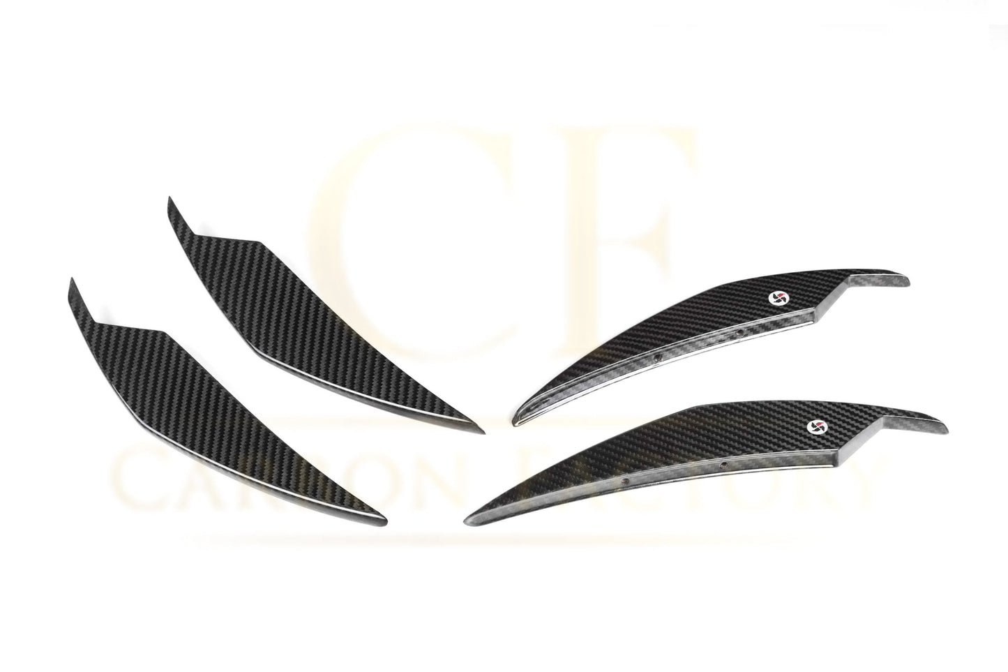 AC Style Pre-Preg Carbon Fibre Front Canards for BMW G80 M3 G82 G83 M4 21-Present-Carbon Factory