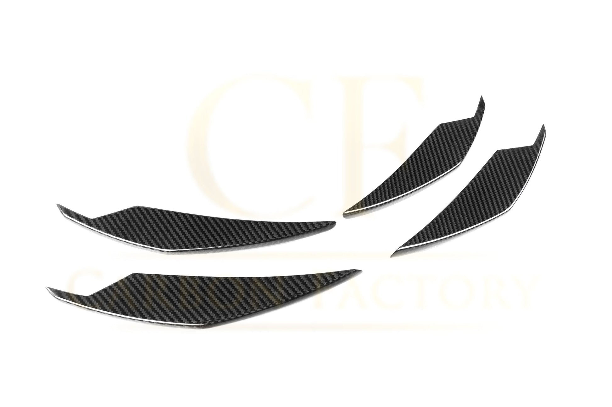 AC Style Pre-Preg Carbon Fibre Front Canards for BMW G80 M3 G82 G83 M4 21-Present-Carbon Factory