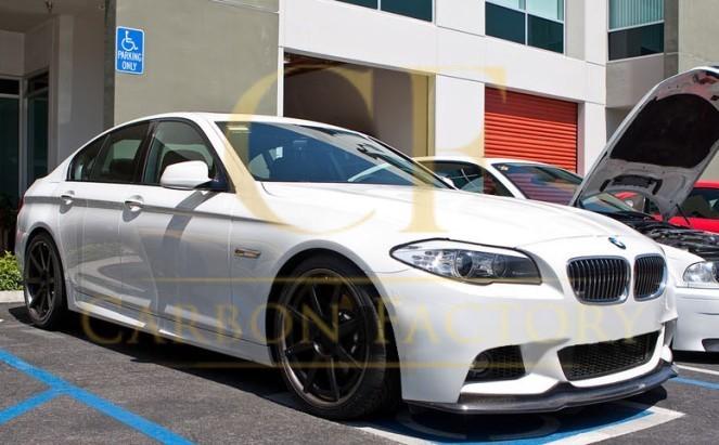 AR Style Carbon Fibre Front Splitter for BMW F10 5 Series 10-17-Carbon Factory