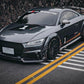 Audi 8S TTRS MK3 Carbon Fibre Front Bumper Trims 15-18 by Carbon Factory-Carbon Factory