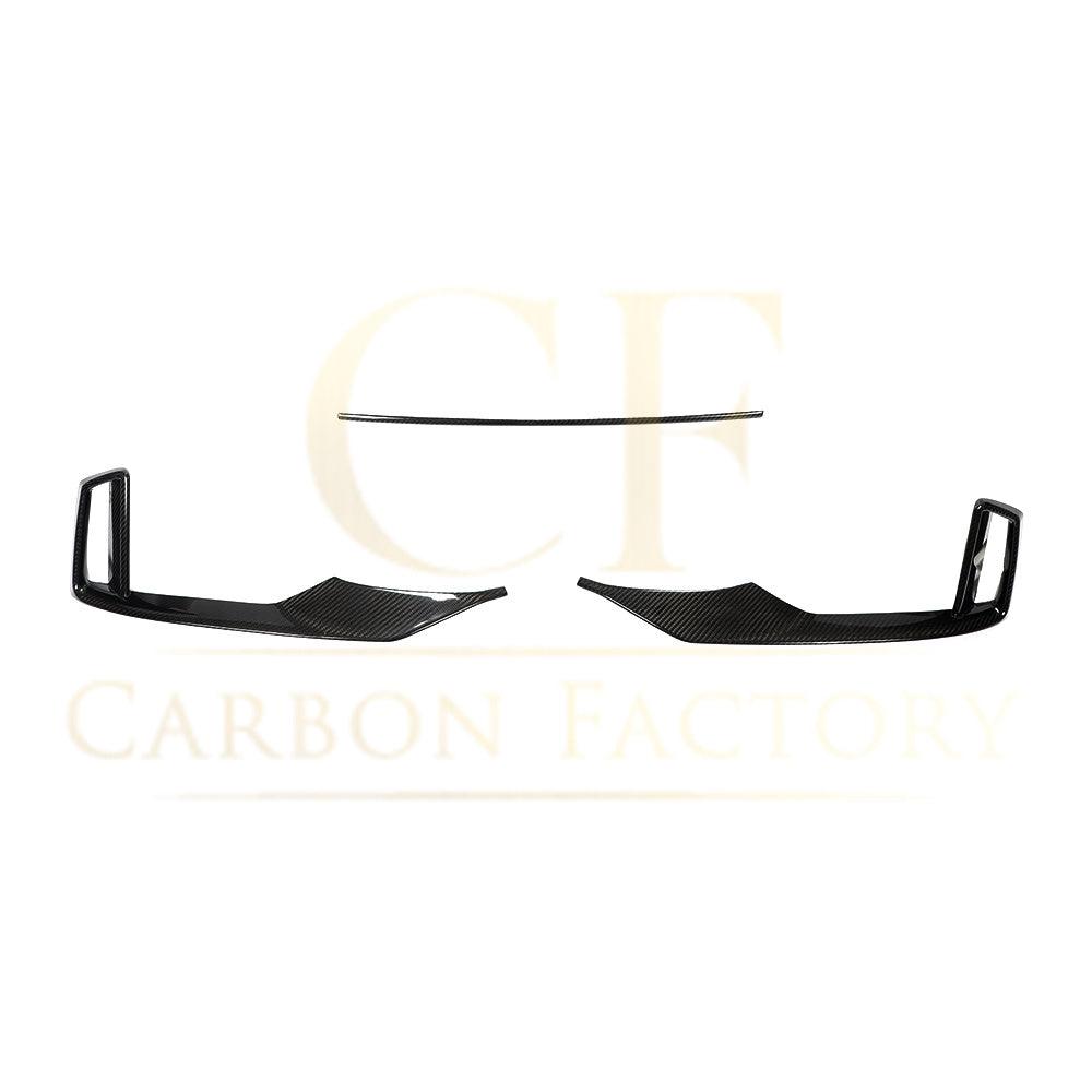 Audi 8V RS3 Saloon Carbon Fibre Front Bumper Trims 17-20 by Carbon Factory-Carbon Factory