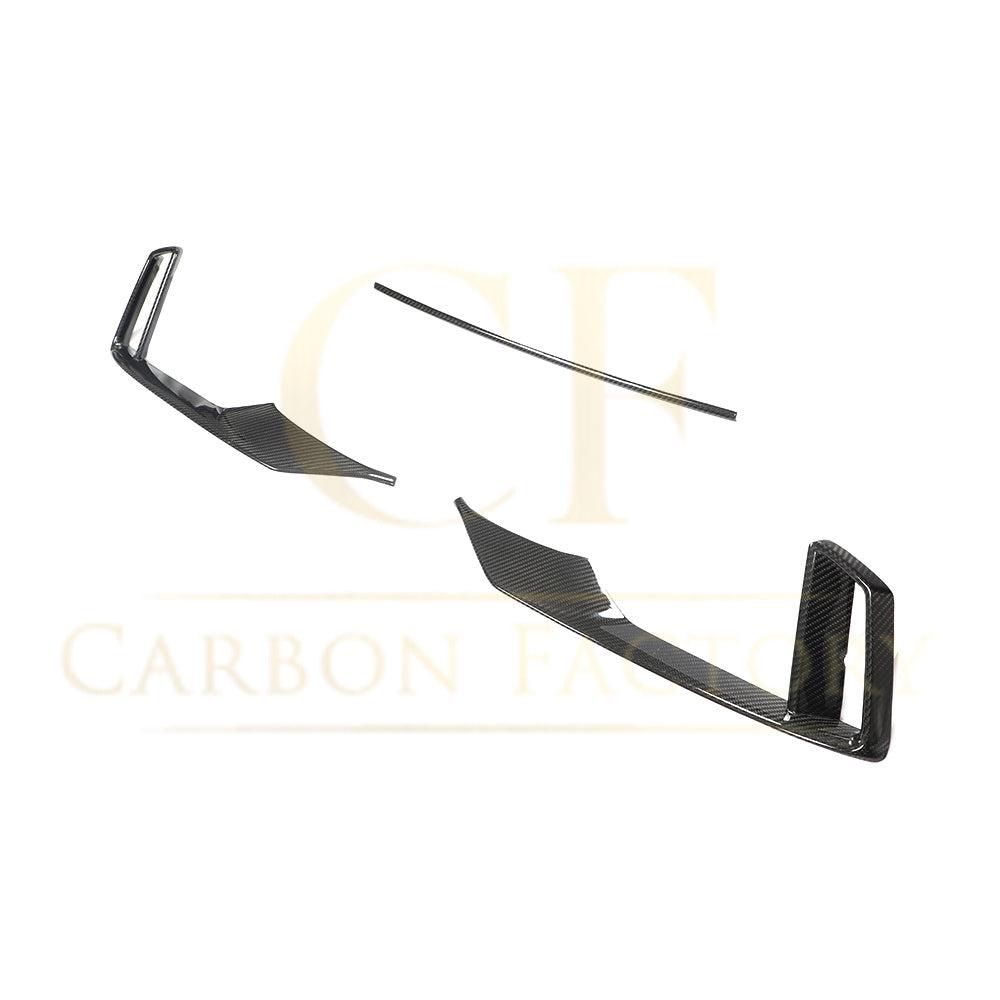 Audi 8V RS3 Saloon Carbon Fibre Front Bumper Trims 17-20 by Carbon Factory-Carbon Factory