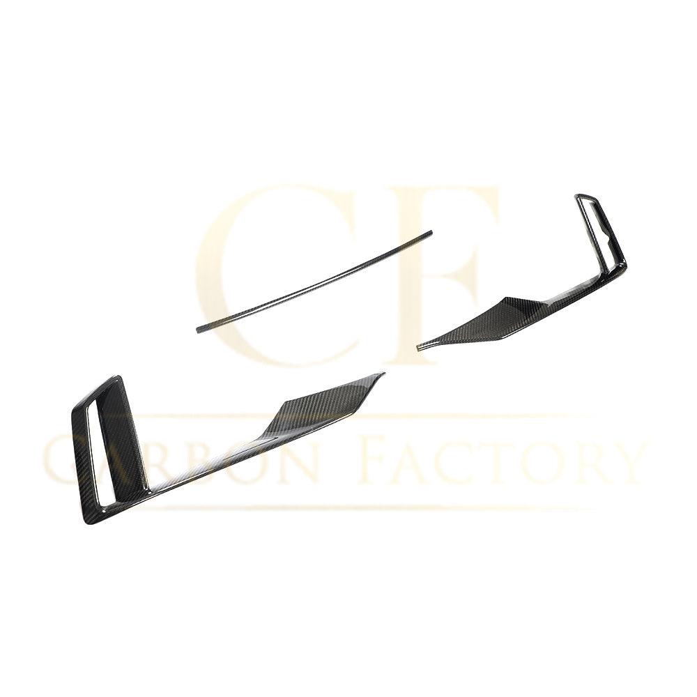 Audi 8V RS3 Saloon Carbon Fibre Front Bumper Trims 17-20 by Carbon Factory-Carbon Factory