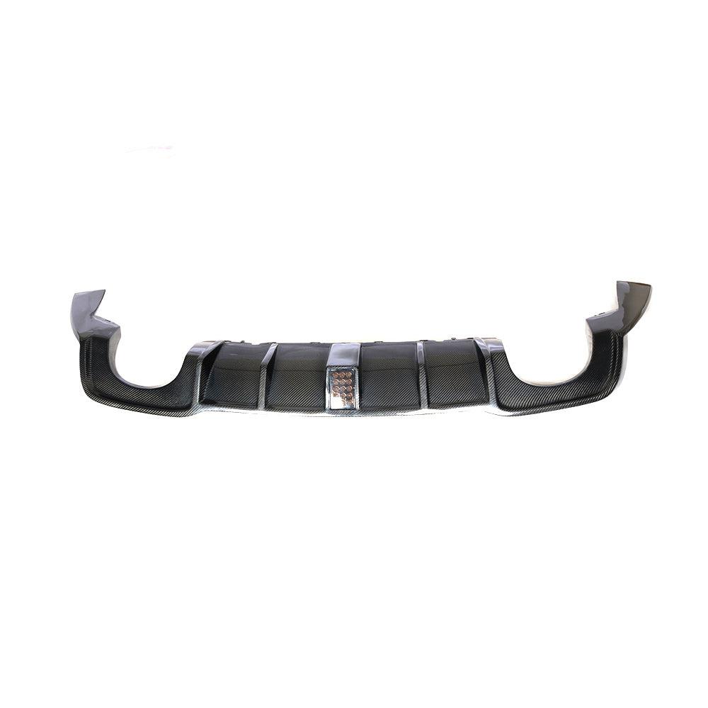 Audi 8V RS3 Saloon Carbon Fibre Rear Diffuser with LED 17-20 by Carbon Factory-Carbon Factory