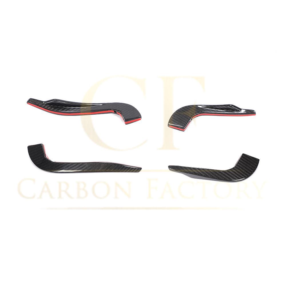 Audi 8V RS3 Saloon Pre-Preg Carbon Fibre Front Canards 17-20 by Carbon Factory-Carbon Factory