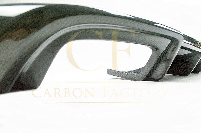 Audi A3 Hatchback (Non S Line) Small Fin Style Carbon Fibre Rear Diffuser 17-19 by Carbon Factory-Carbon Factory