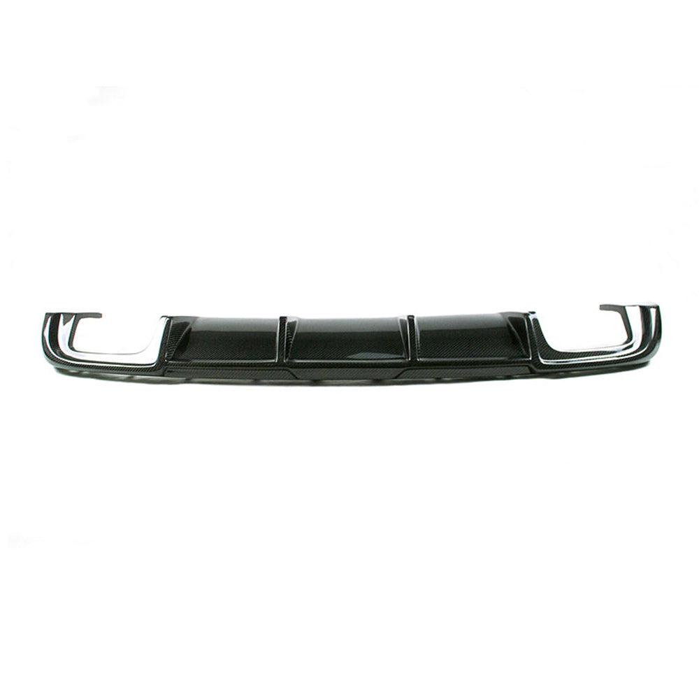 Audi A3 Hatchback (Non S Line) Small Fin Style Carbon Fibre Rear Diffuser 17-19 by Carbon Factory-Carbon Factory