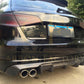 Audi A3 Hatchback S Line S3 Carbon Fibre Rear Diffuser - Quad Exhaust 13-15 by Carbon Factory-Carbon Factory