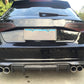 Audi A3 Hatchback S Line S3 Carbon Fibre Rear Diffuser - Quad Exhaust 13-15 by Carbon Factory-Carbon Factory