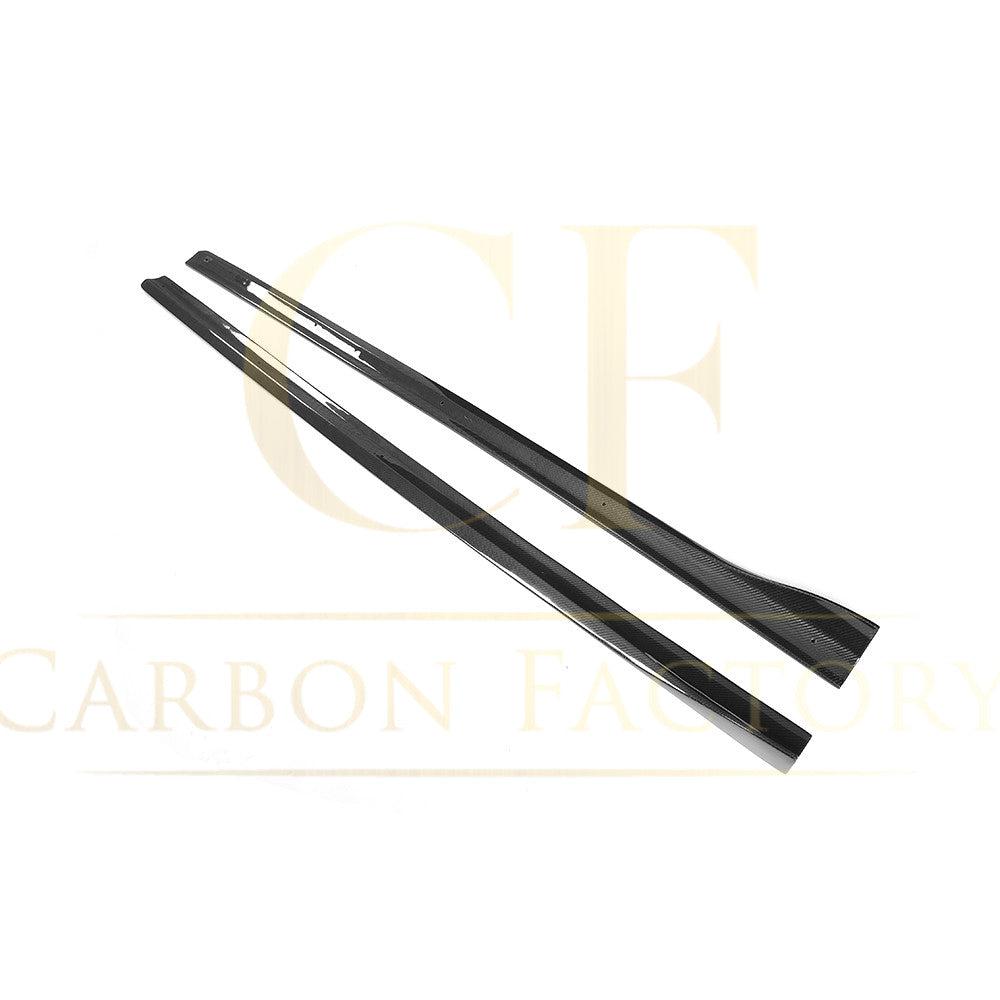 Audi A3 Hatchback S Line V Style Carbon Fibre Side Skirt 13-15-Carbon Factory