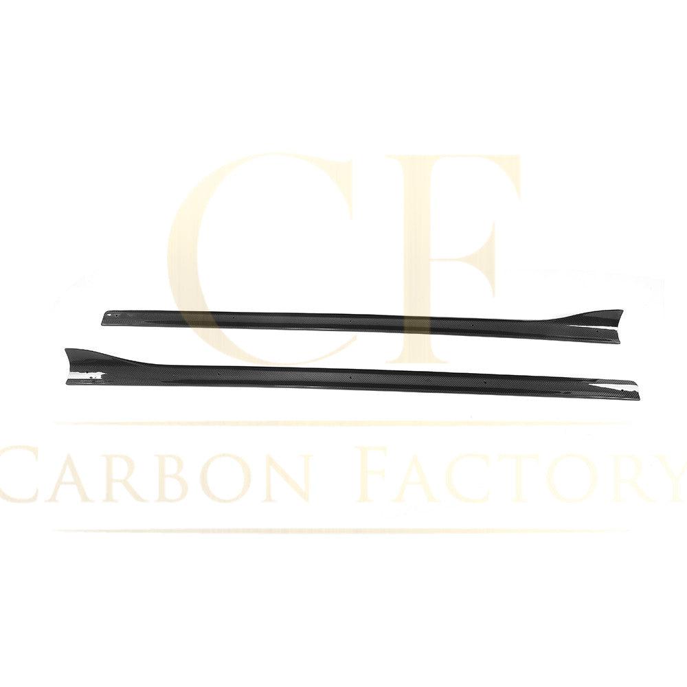 Audi A3 Hatchback S Line V Style Carbon Fibre Side Skirt 13-15-Carbon Factory