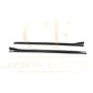 Audi A3 Hatchback S Line V Style Carbon Fibre Side Skirts 13-15 by Carbon Factory-Carbon Factory