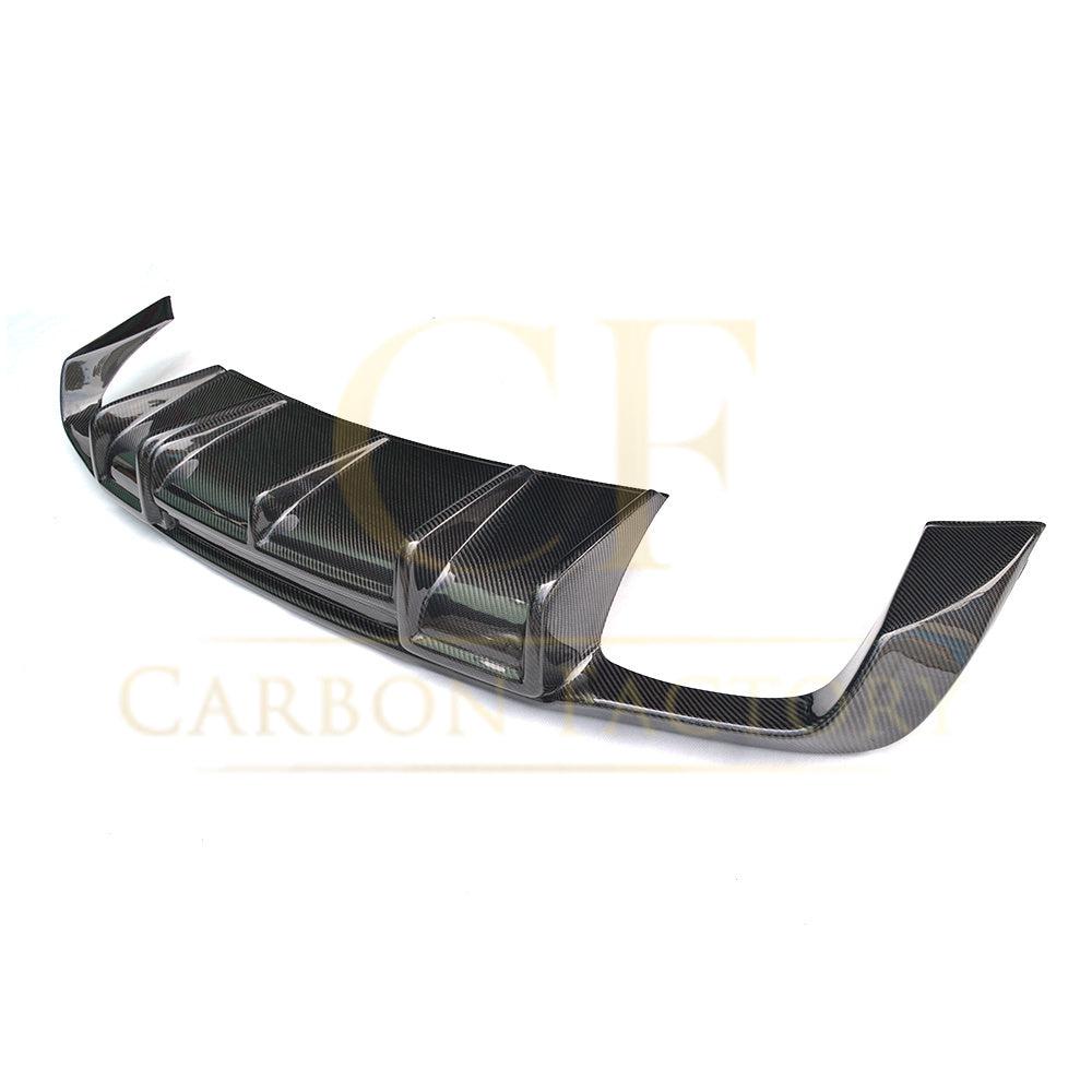 Audi A3 S Line S3 Saloon V Style Carbon Fibre Rear Diffuser 13-15 by Carbon Factory-Carbon Factory