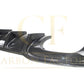 Audi A3 S Line Saloon S3 LED Carbon Fibre Rear Diffuser 17-19 by Carbon Factory-Carbon Factory