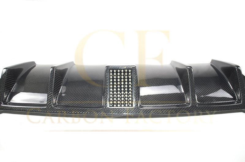 Audi A3 S Line Saloon S3 LED Carbon Fibre Rear Diffuser 17-19 by Carbon Factory-Carbon Factory