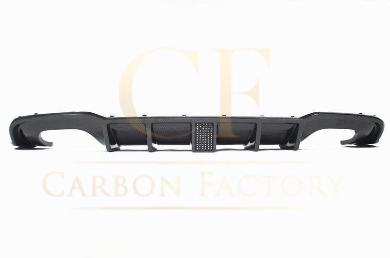 Audi A3 S Line Saloon S3 LED Carbon Fibre Rear Diffuser 17-19 by Carbon Factory-Carbon Factory