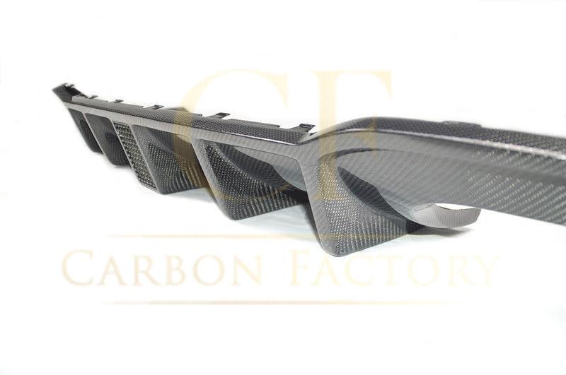 Audi A3 S Line Saloon S3 LED Carbon Fibre Rear Diffuser 17-19 by Carbon Factory-Carbon Factory