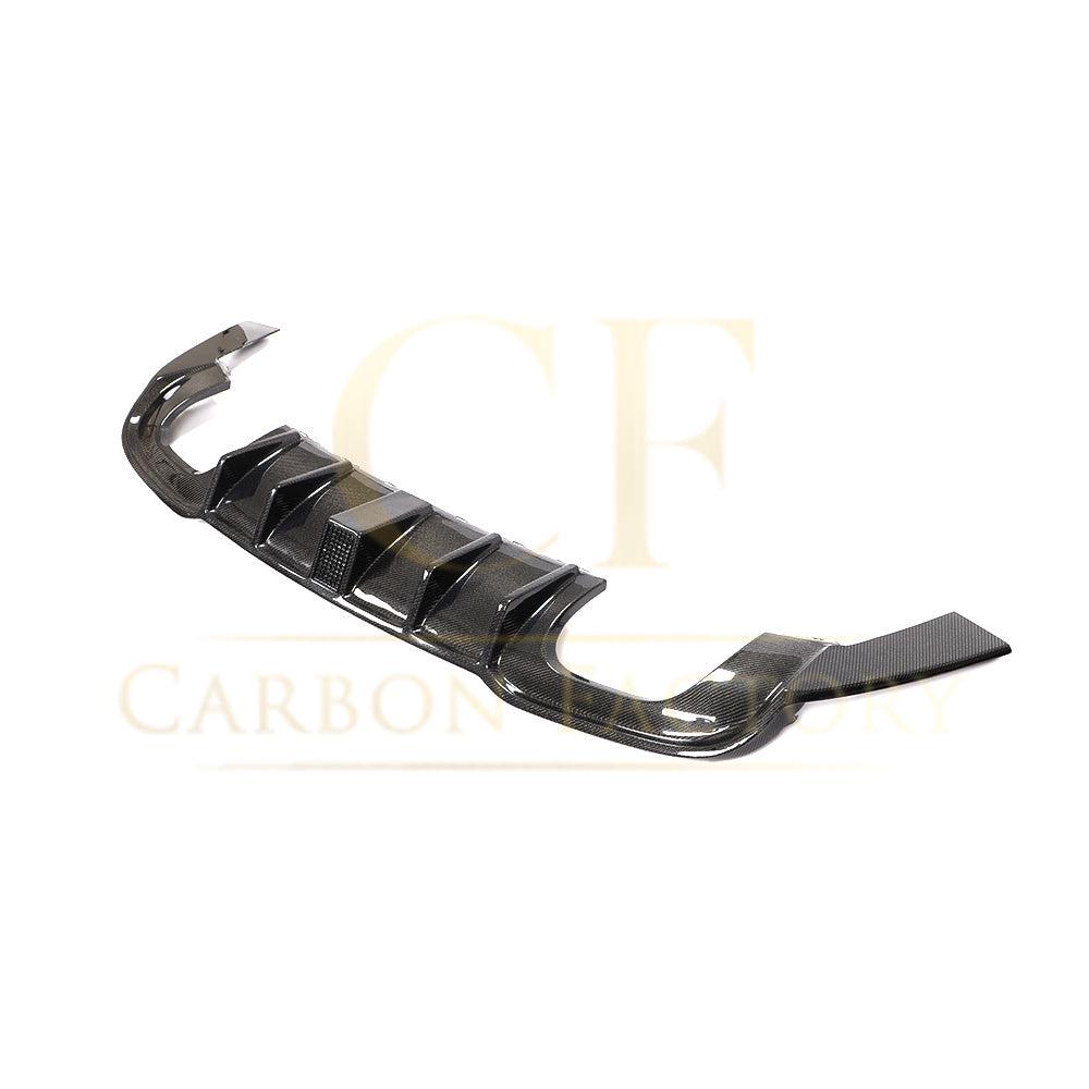 Audi A3 S Line Saloon S3 LED Carbon Fibre Rear Diffuser 17-19 by Carbon Factory-Carbon Factory