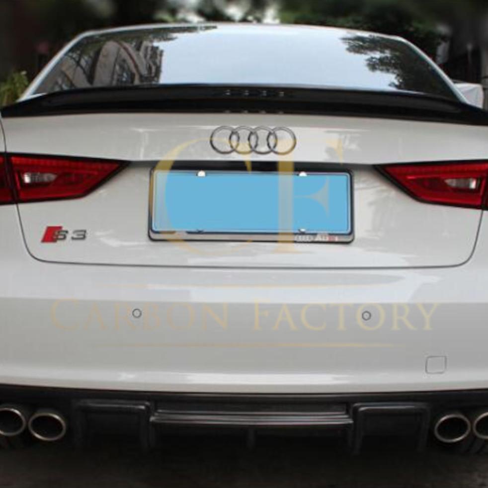 Audi A3 S3 RS3 Saloon Carbon Fibre C Style Boot Spoiler 13-20 by Carbon Factory-Carbon Factory