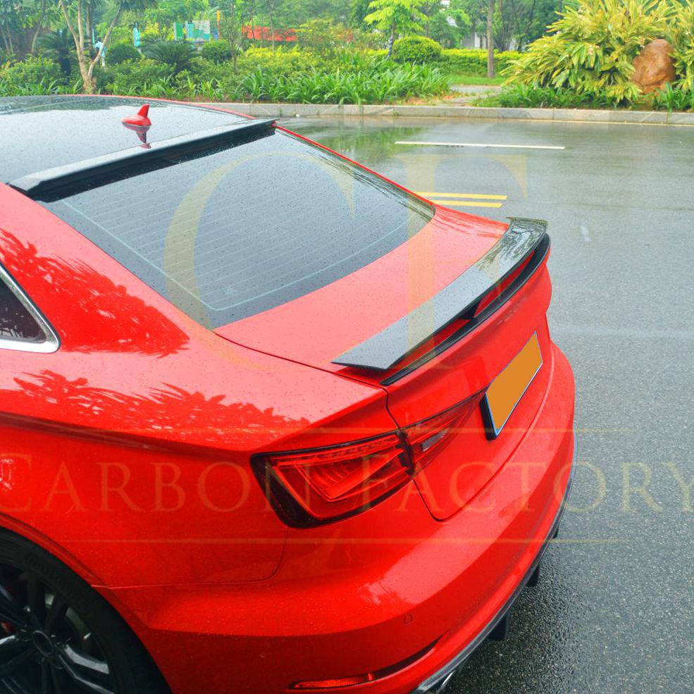 Audi A3 S3 RS3 Saloon Carbon Fibre GT Style Boot Spoiler 13-20 by Carbon Factory-Carbon Factory