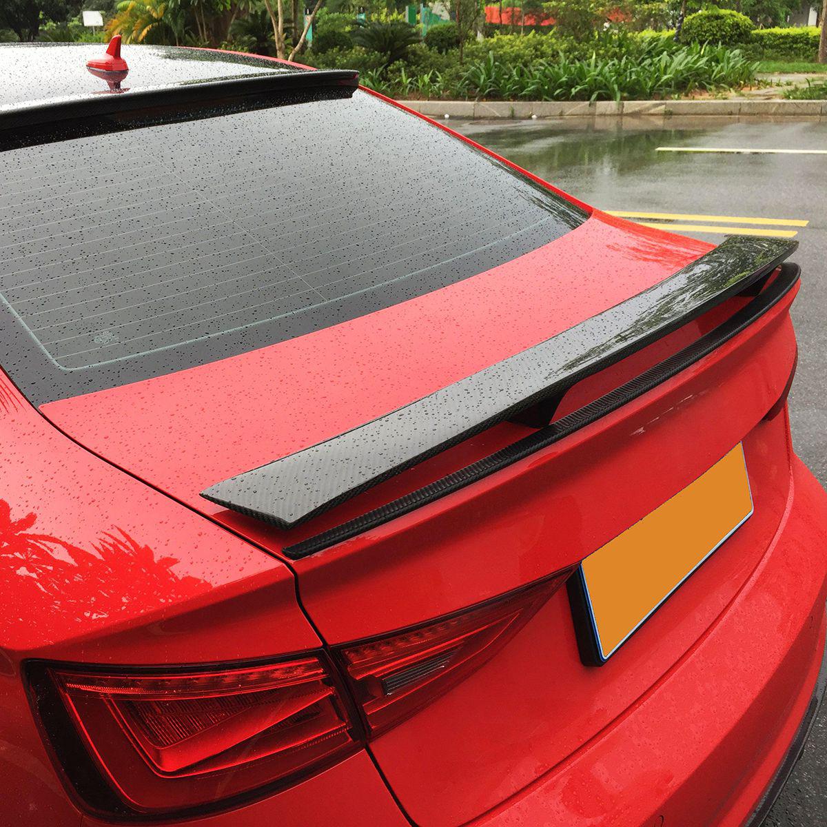 Audi A3 S3 RS3 Saloon Carbon Fibre GT Style Boot Spoiler 13-20 by Carbon Factory-Carbon Factory