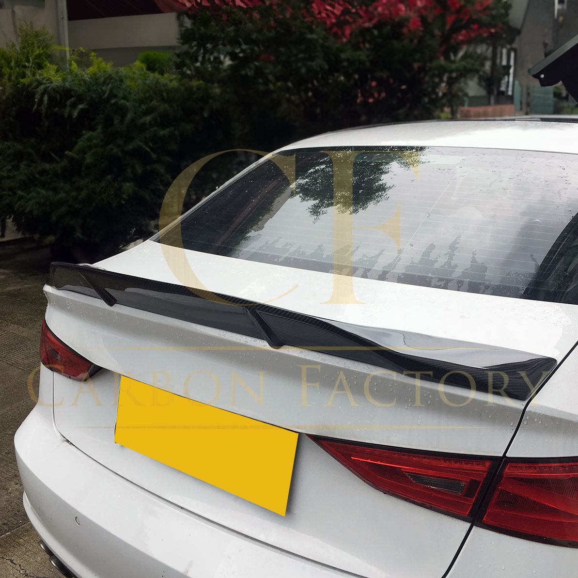 Audi A3 S3 RS3 Saloon Carbon Fibre R Style Boot Spoiler 13-20 by Carbon Factory-Carbon Factory