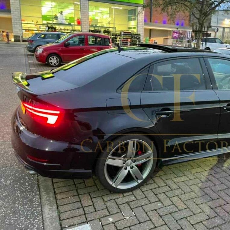 Audi A3 S3 RS3 Saloon Carbon Fibre V Style Boot Spoiler 13-20 by Carbon Factory-Carbon Factory