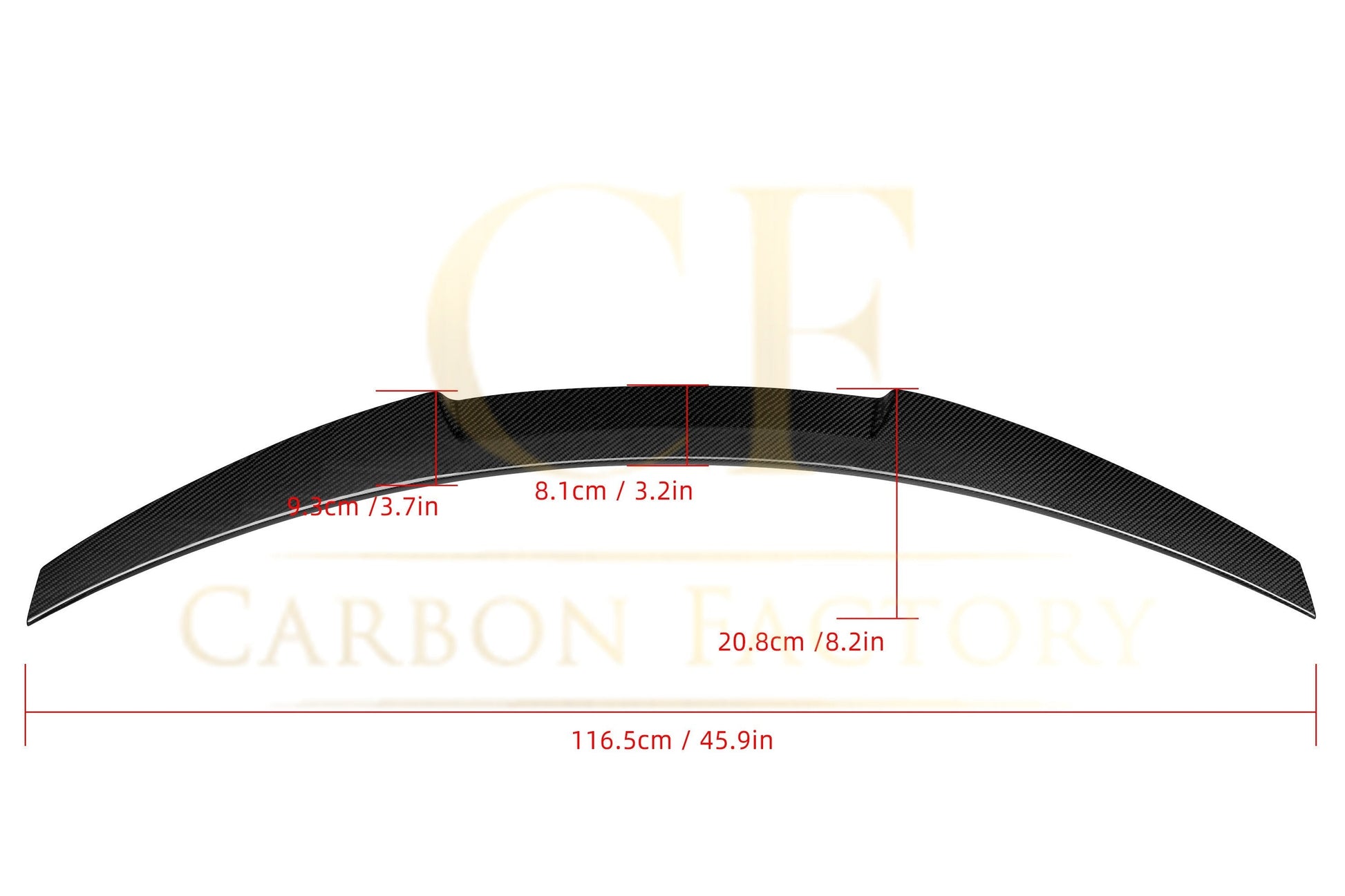 Audi A3 S3 RS3 Saloon DA Style Pre-preg Carbon Fibre Boot Spoiler 13-20 by Carbon Factory-Carbon Factory