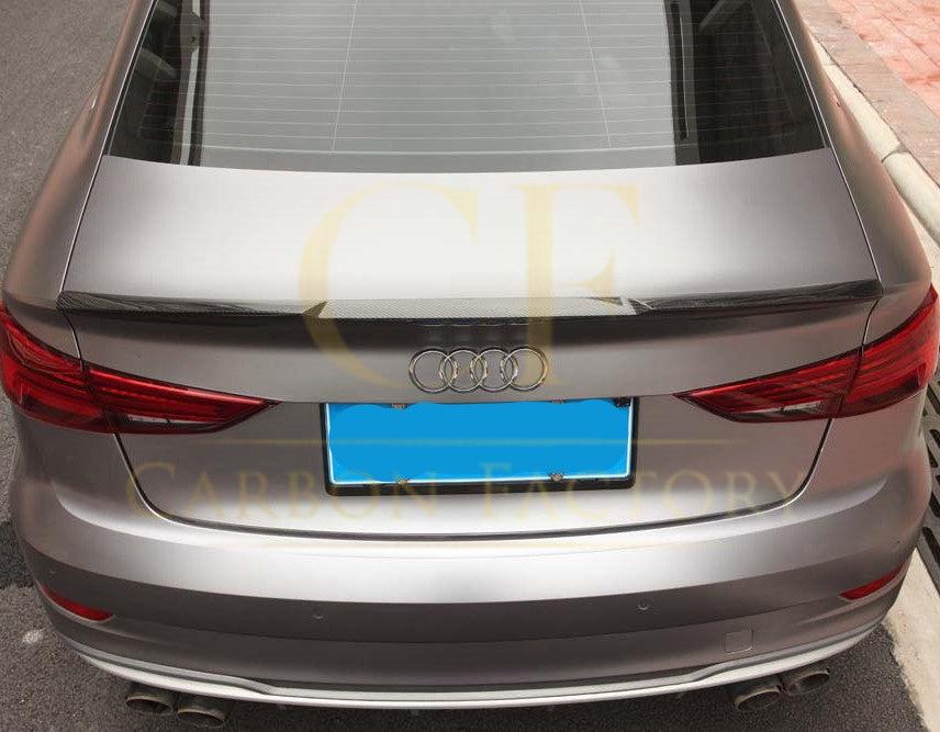 Audi A3 S3 RS3 Saloon DA Style Pre-preg Carbon Fibre Boot Spoiler 13-20 by Carbon Factory-Carbon Factory