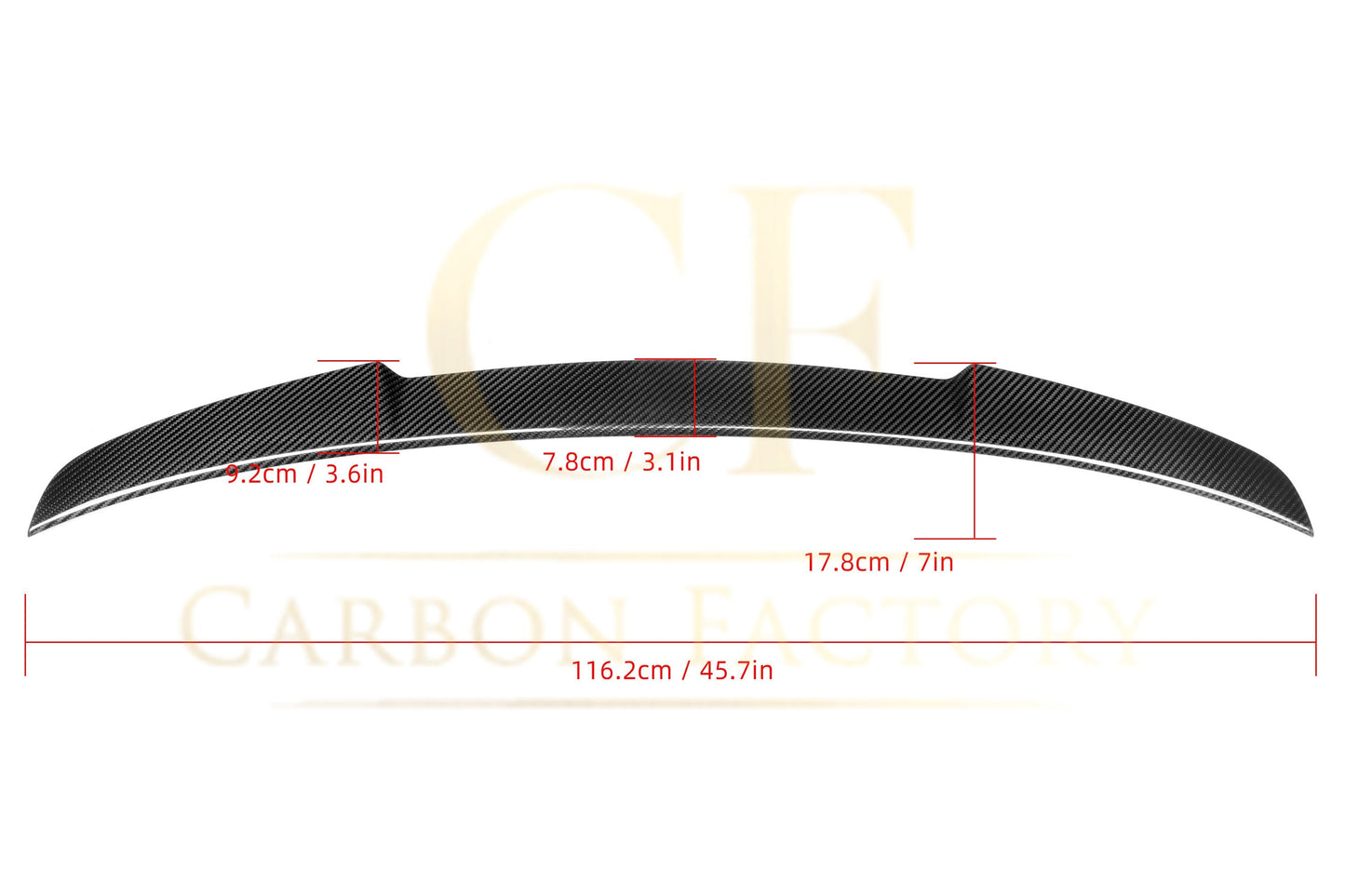 Audi A3 S3 RS3 Saloon DS Style Pre-preg Carbon Fibre Boot Spoiler 13-20 by Carbon Factory-Carbon Factory