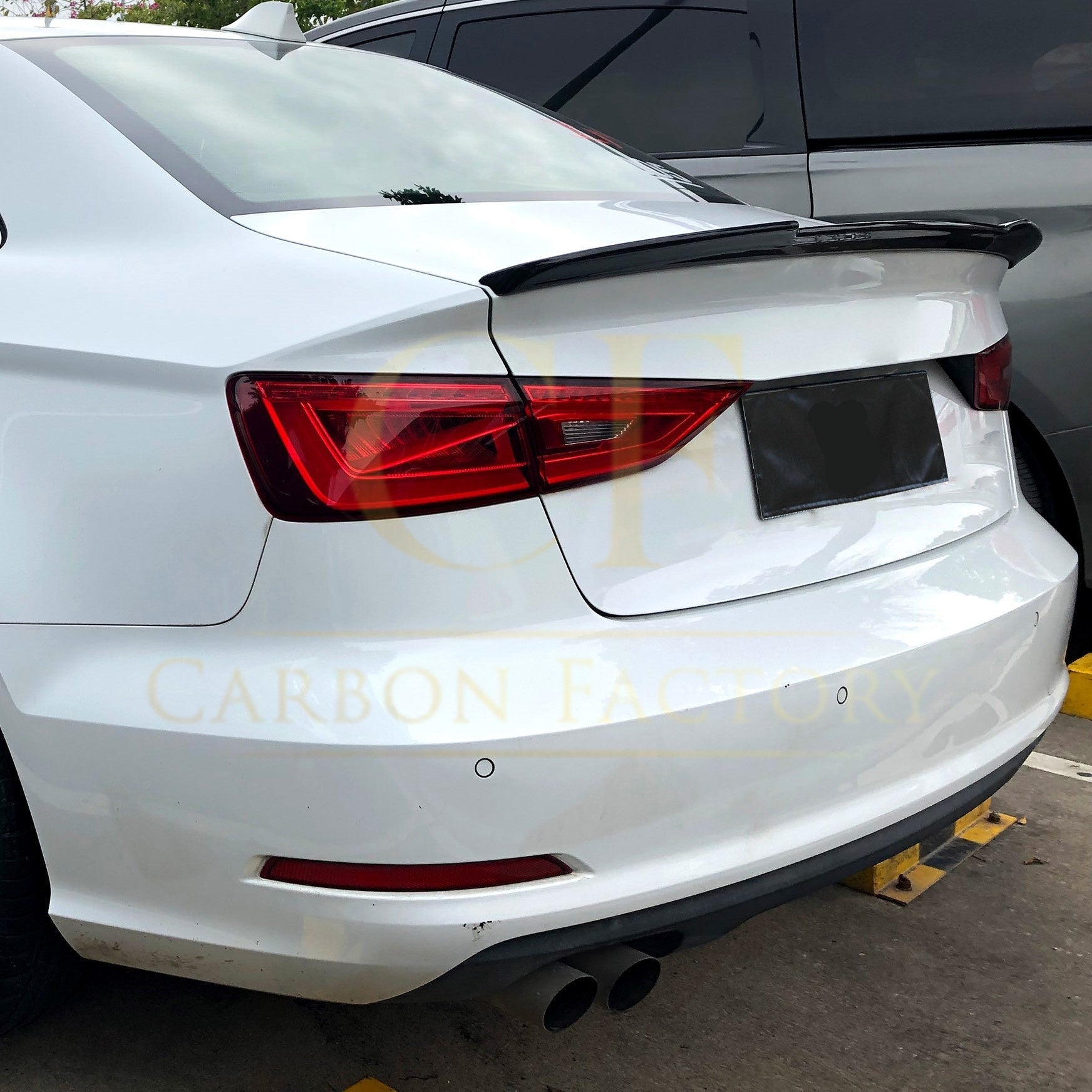 Audi A3 S3 RS3 Saloon DS Style Pre-preg Carbon Fibre Boot Spoiler 13-20 by Carbon Factory-Carbon Factory