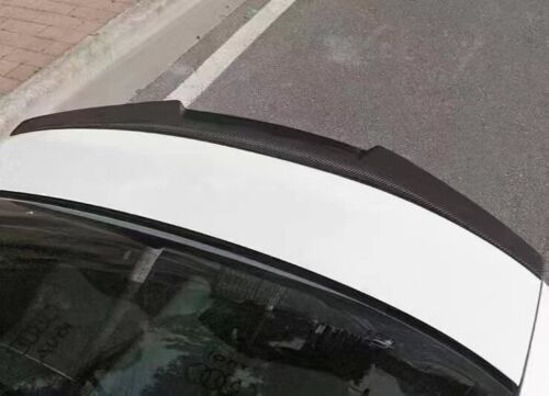 Audi A3 S3 RS3 Saloon V Style Carbon Fibre Boot Spoiler 20-24-Carbon Factory