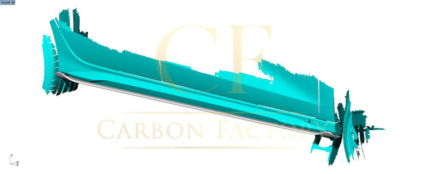 Audi A3 S3 Saloon V Style Carbon Fibre Side Skirts 20-22 by Carbon Factory-Carbon Factory