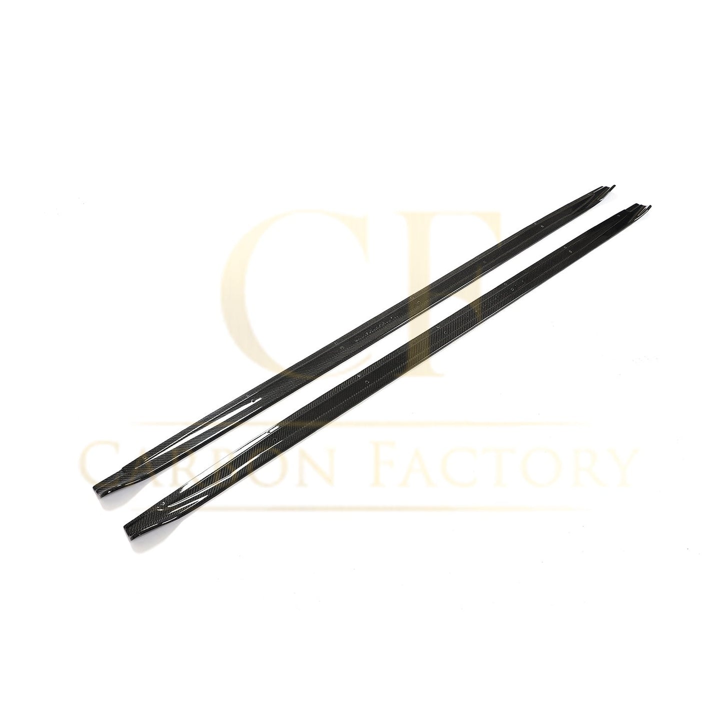 Audi A3 S3 Saloon V Style Carbon Fibre Side Skirts 20-22 by Carbon Factory-Carbon Factory