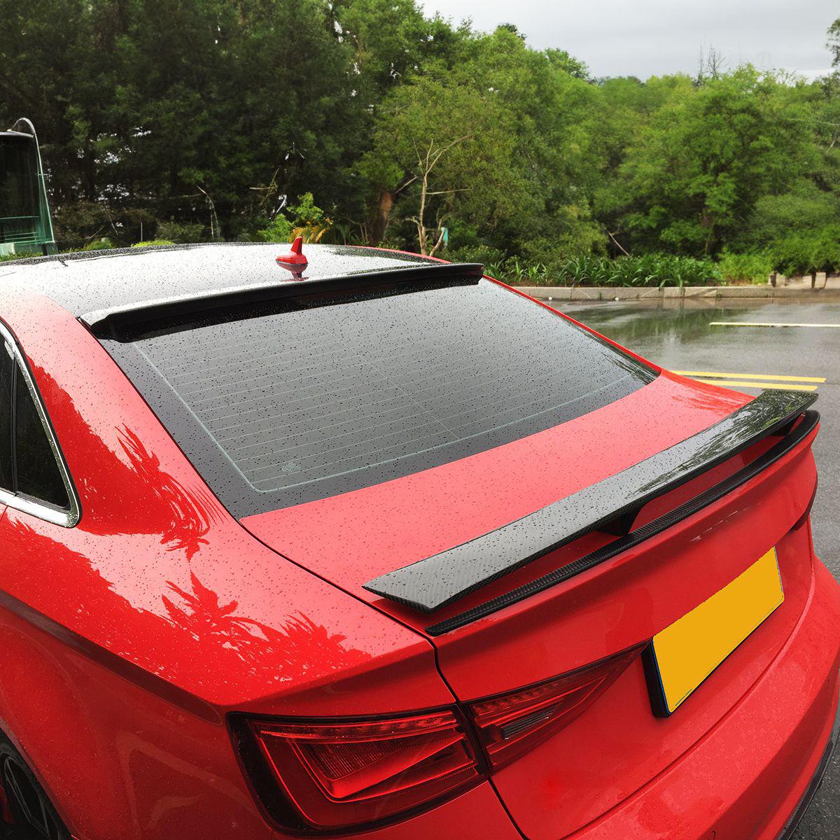 Audi A3 Saloon Carbon Fibre Roof Spoiler 13-19 by Carbon Factory-Carbon Factory