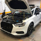 Audi A3 Saloon Non S Line P Style Carbon Fibre Front Splitter 16-19 by Carbon Factory-Carbon Factory