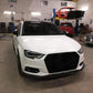 Audi A3 Saloon Non S Line P Style Carbon Fibre Front Splitter 16-19 by Carbon Factory-Carbon Factory