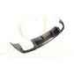 Audi A3 Saloon (non S Line) V Style Carbon Fibre Rear Diffuser 17-19 by Carbon Factory-Carbon Factory