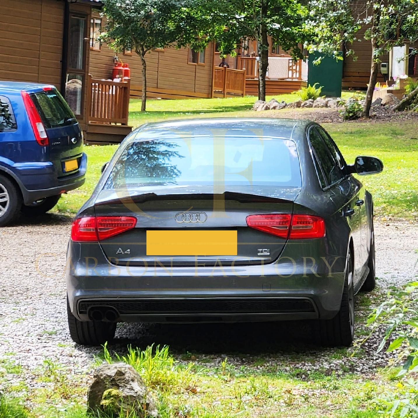 Audi A4 B8 B8.5 M Style Pre-preg Carbon Fibre Boot Spoiler 08-15 by Carbon Factory-Carbon Factory