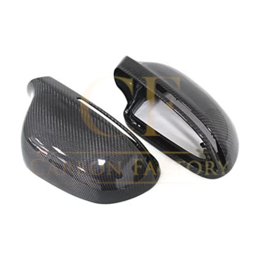 Audi A4 B8 Replacement Carbon Fibre Mirror Covers 08-12 by Carbon Factory-Carbon Factory